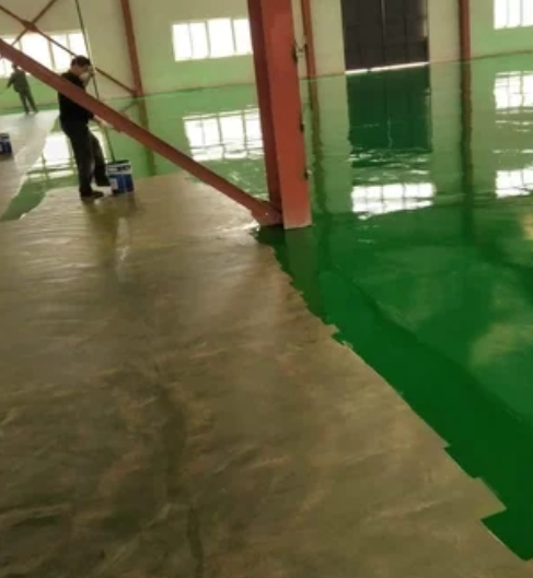 广安维修车间地坪漆